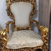 مبلمان استیل ۹ نفره، چوب راش و پارچه شیک