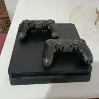 ps4 اسلیم یک ترابایت دو دسته|کنسول، بازی ویدئویی و آنلاین|کرمان, |دیوار
