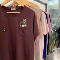 تیشرت نخ ویسکوز سایز پلاس