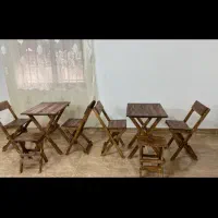 میزو صندلی تاشو نیمکت تاشو چوب نراد