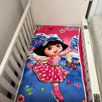 تخت کودک وکمد واینه دراور