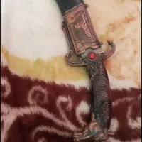 خنجر قدیمی دسته مسی