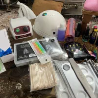 وسایل کامل کاشت ناخن نو|آرایشی، بهداشتی، درمانی|اسلام‌شهر, شهرک محمدیه|دیوار