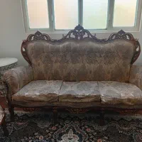 مبل سلطنتی ۹ نفره سالم|مبلمان خانگی و میز عسلی|قم, حکمت شمالی|دیوار