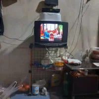 تلوزیون ۱۴ اینچ و دستگاه دیجیتال