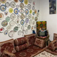 فروش دو عدد فرش کرم ۶ متری، بسیار تمیز و شیک