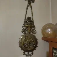 میز تلویزیون و آینه شمعدان و تلفن و سماور برنزی|بوفه، ویترین، کنسول|همدان, |دیوار