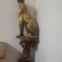 گل 500 مجسمه پلنگ300 گچی وتابلو خوشه گندم