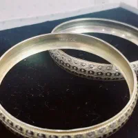 النگو نقره مشابه طلا۲عدد|جواهرات|سمنان, |دیوار