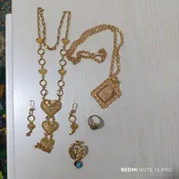 سرویس نیم ست با پلاک وزنجیر
