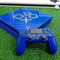 پلی استیشن4 اسلیم رنگ خاص و کمیاب آبی باندل یک ترا