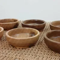 پیاله تنقلات چوبی