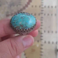 انگشتر فیروزه اصل نشابور ۴۵ گرم