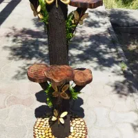 جا گلدان تنه درختی