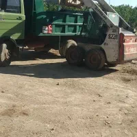 حمل نخاله با خاور کمپرسی و بابکت