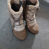 کفش نسکافه ای نیم پوت ظاهرش توعکس معلومه