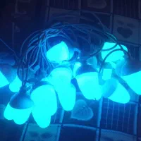 ریسه لامپ ال ای دی هفت رنگ ۸ متری ۲۰ عدد لامپ