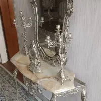 آیینه و شمعدان|بوفه، ویترین، کنسول|اصفهان, عسگریه|دیوار