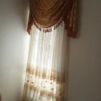 دو عددپرده سالم و نو به همراه والن|پرده، رانر، رومیزی|فامنین, |دیوار