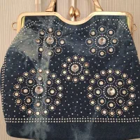 کیف لی نگین دار