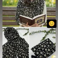 شال نخی گلدار