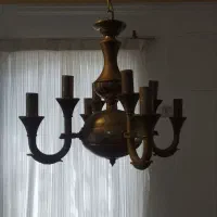 لوستر برنجی