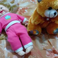 خرس. نی نی زیبا با کالسکه|اسباببازی بچه|فریدونکنار, |دیوار