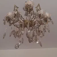 لوستر برنز پنچ شاخه ۱۰ شعله فروش فوری