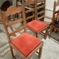 ۶عدد صندلی چوبی  سالم و محکم|صندلی و نیمکت|شیراز, دکتر حسابی|دیوار