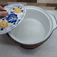 قابلمه چینی و دو عدد مرغ خوری|ظروف سرو و پذیرایی|کرج, انبار مپنا|دیوار