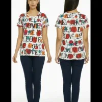 تی شرت زنانه گیاهی خنک و لطیف/ تخفیف ، روز مادر|لباس|تهران, مهرآباد|دیوار