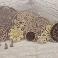 دیوارکوب قلاب بافی