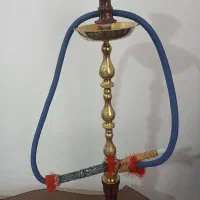 قلیون برنجی  قلمکاری شده  چند تیکه