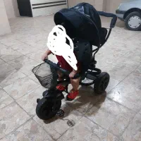 سه چرخه رنگ سرمه ای 2/500|کالسکه و لوازم جانبی|رشت, گلزاران|دیوار