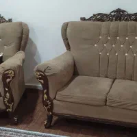 مبل 7نفره و ویترین و ساعت صندلی راک|مبلمان خانگی و میز عسلی|الیگودرز, |دیوار