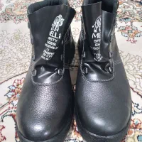 کفش ایمنی(کار)بارویه چرم و سرپنجه کامپوزیت سایز ۴۳