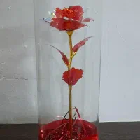 گلدون گل شیشه ای