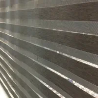 پرده زبرا قهوه ای تیره|پرده، رانر، رومیزی|رشت, گلسار|دیوار