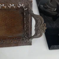 سینی عطیقه برنج|کلکسیون اشیاء عتیقه|حبیب آباد, |دیوار