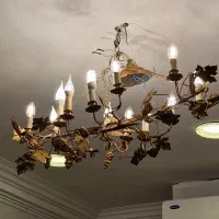 لوستر برنز ۱۲ و ۱۶ شاخه اروپایی انگوری|لوستر و چراغ آویز|تهران, تجریش|دیوار