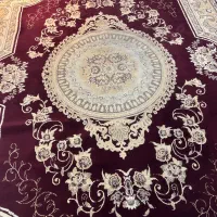 فرش زرشکی ۱۲ متری دو تخته