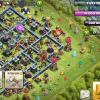 اکانت کلش ۱۳ فول با ۲۷۵۰۰ جم