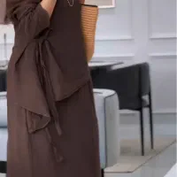 مانتو مجلسی و پیراهن لینن ایتالیایی