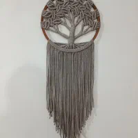 دیوارکوب مکرومه درخت زندگی