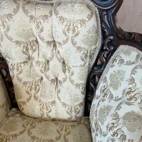 فروش فوری مبلمان استیل ۹ نفره در حد نو|مبلمان خانگی و میز عسلی|تنکابن, |دیوار