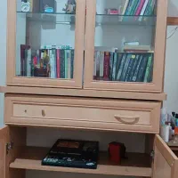 کمد و ویترین و جا کتابی تمیز و شیک|کتابخانه، شلف، قفسه‌های دیواری|اراک, |دیوار