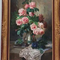 دکوری وتزئینی  تابلونقاشی رنگ روغن کیفیت حرفه ای