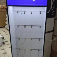 استند شاخک دار بدنه سفید استند پانچی قفسه