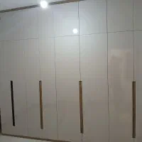 کمد دیواری دستیگره طرح لب خند /ام دی اف / هایگلاس|جاکفشی، کمد، دراور|قرچک, زیبا شهر|دیوار
