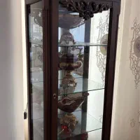 ویترین چوبی منبت